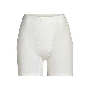 SKIMS Cotton Rib Boxer in Bone